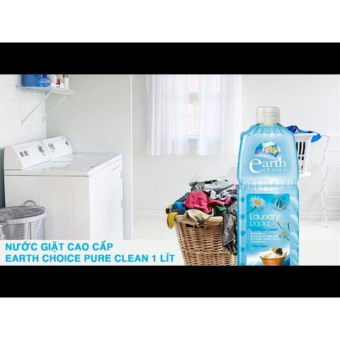 Nước Giăt Gốc Thực Vật Earth Choice Chai 1L