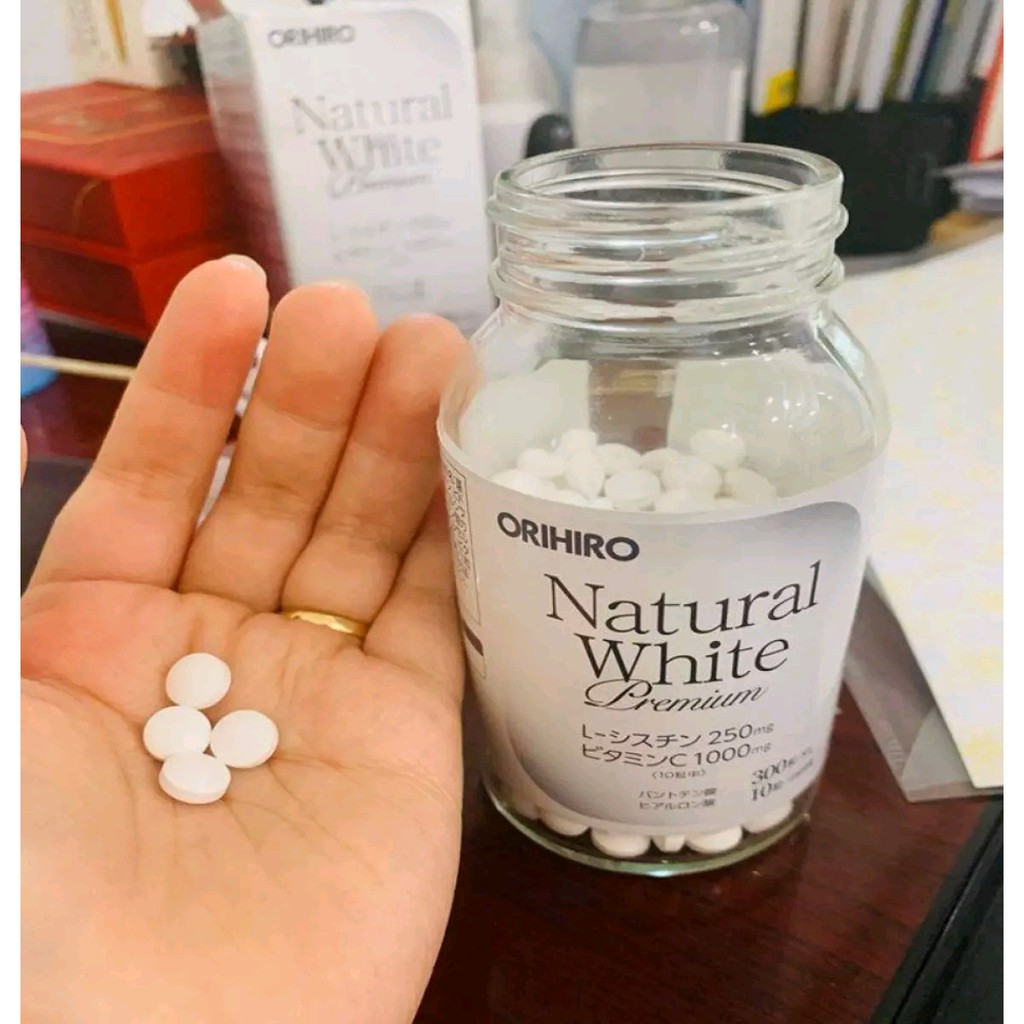 Viên uống Natural White Premium Orihiro nội địa Nhật 300 viên Amino Acids | Thế Giới Skin Care