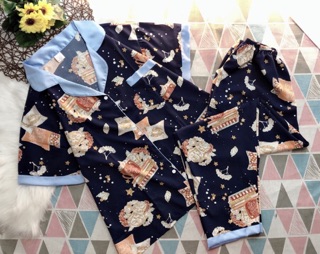 [ST 75-100Kg] Bộ Satin Lụa Phối Bigsize TNQD - Mềm mịn mát