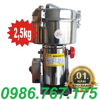 Máy xay đường xay tiêu, xay bột khô 2.5kg/mẻ