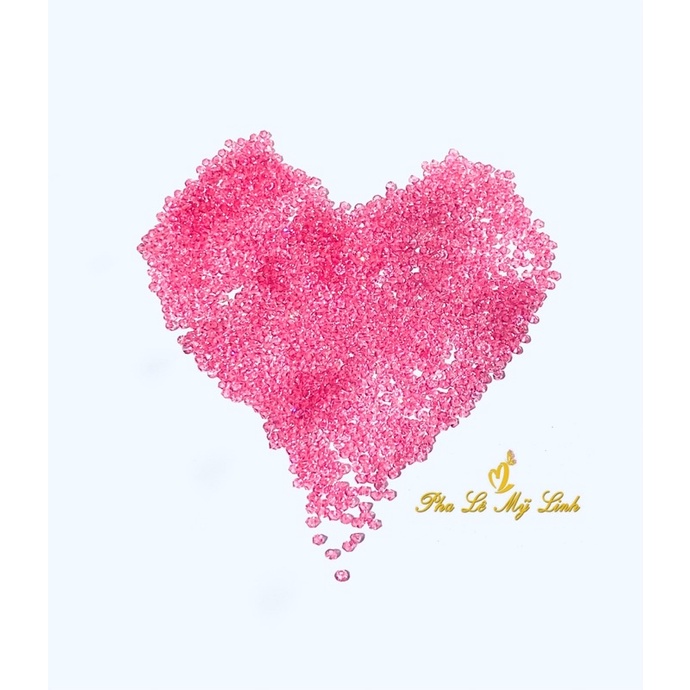 50 viên pha lê Swarovski nón 3mm