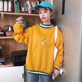 Áo nỉ len cô gái