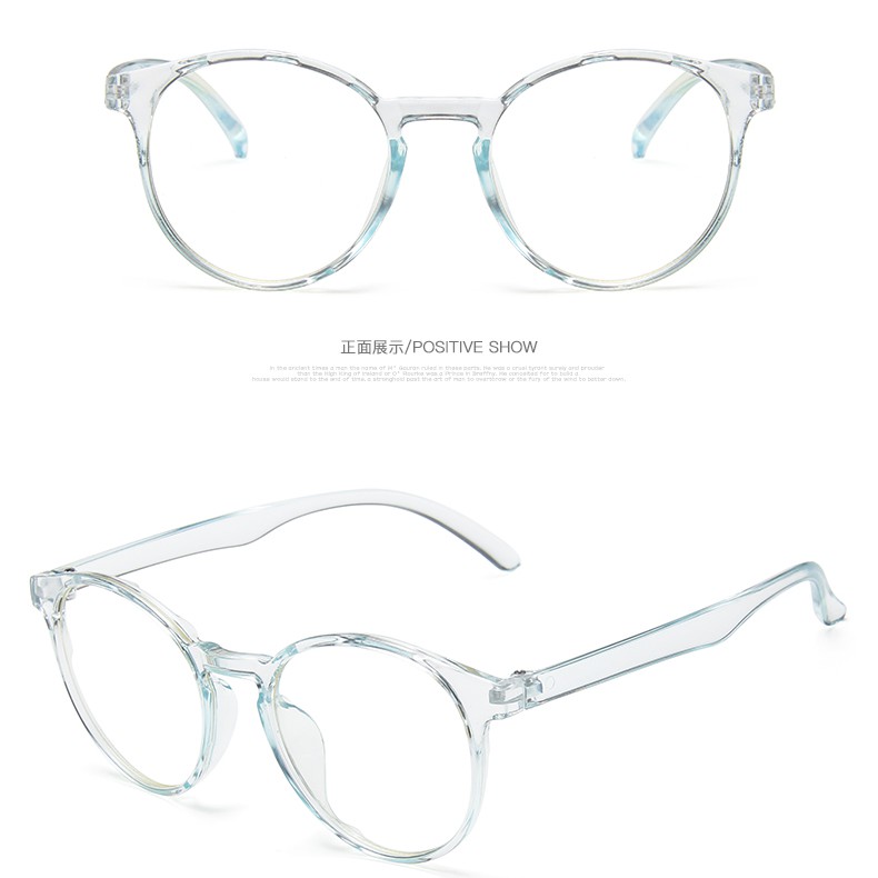 Mắt kính gọng tròn trong suốt thời trang dành cho nam và nữ | BigBuy360 - bigbuy360.vn