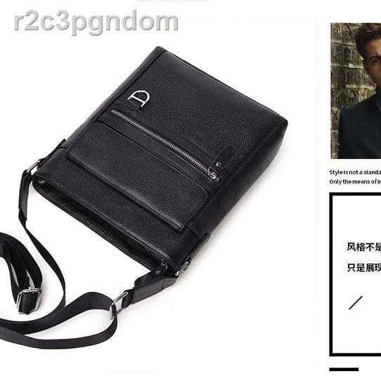 Túi đeo chéo da mới nam công sở xu hướng xách thông thường phiên bản Hàn Quốc của bò lớp đầu tiên | BigBuy360 - bigbuy360.vn