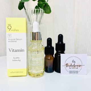 Tinh chất tái tạo 9 Wishes Mega Vitamin Ampule Serum 25ml
