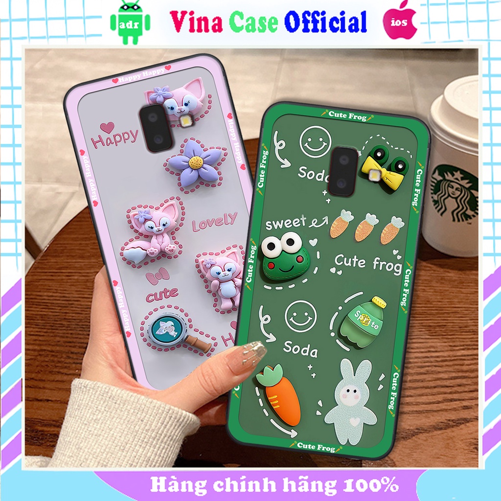 Ốp Samsung J6 2018 / J6 Plus / J6+ in hình hoạt hình cute, dễ thương , đáng yêu