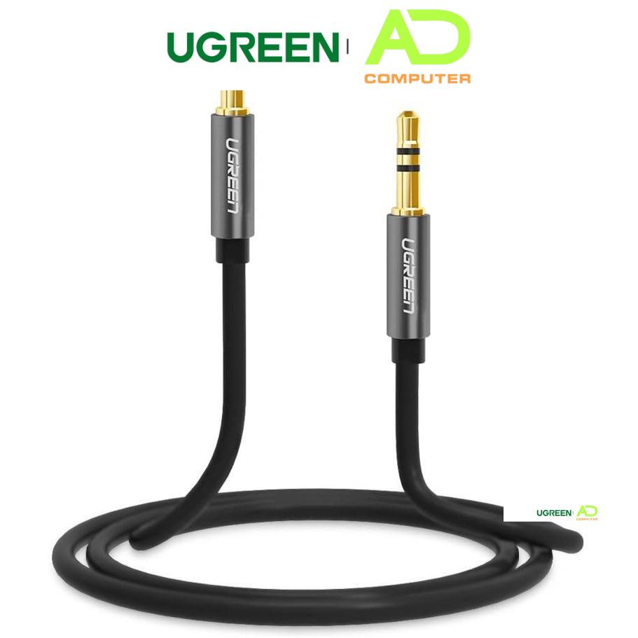 Dây Audio 3.5mm tròn mạ vàng 24K, TPE cao cấp UGREEN AV119 - Hàng phân phối chính hãng - Bảo hành 18 tháng