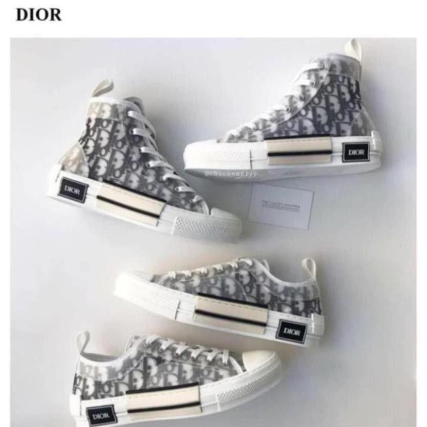 [FULL BILL BOX] Giày Sneaker chữ DIOR cổ cao Full Box thời trang mẫu mới nhất 2020