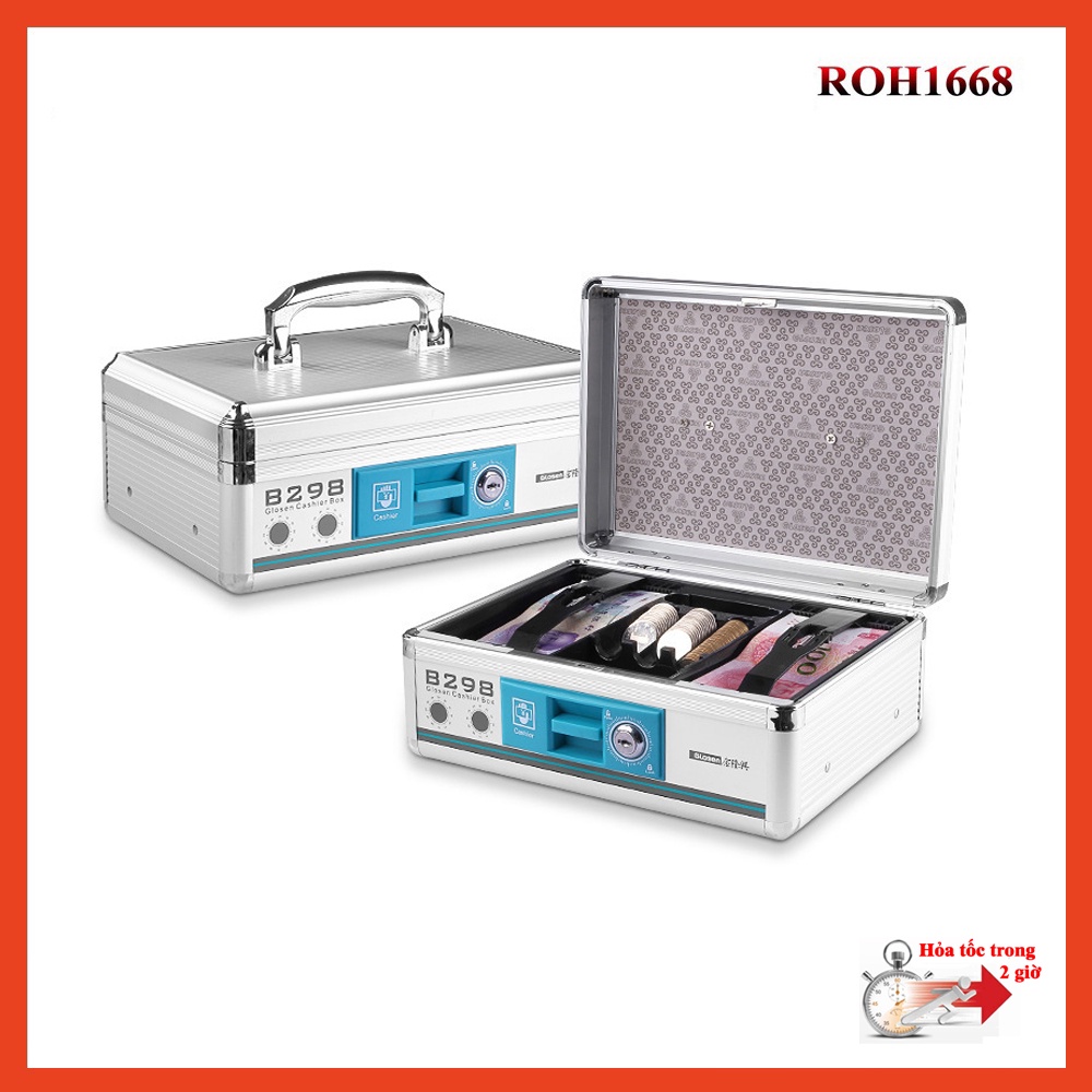 Hộp đựng tiền tiết kiệm có khóa, hộp đựng visa, hộp đựng giấy tờ