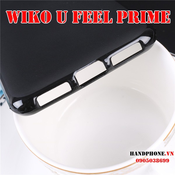 Ốp lưng Silicon TPU cho điện thoại Wiko U Feel Prime màu đen