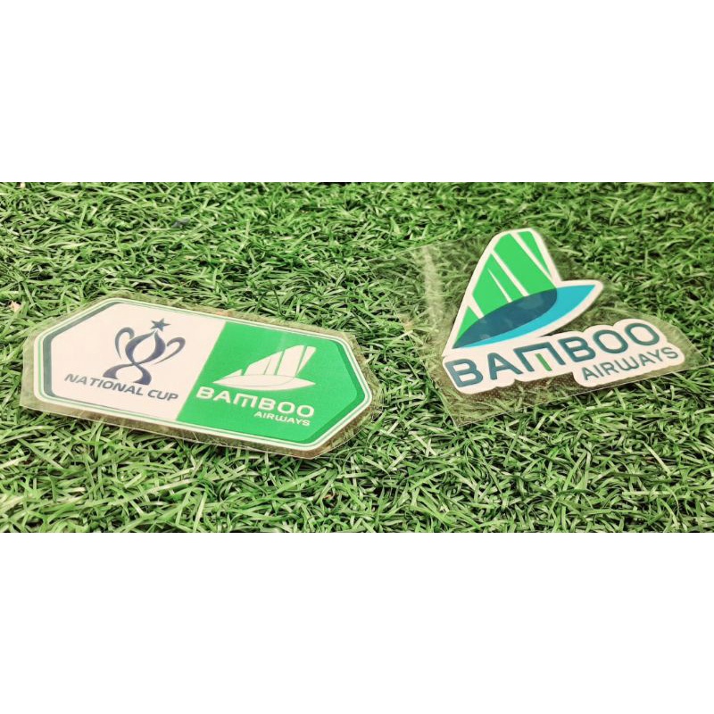 Logo in áo Cúp Quốc gia 2021 BAMBOO AIRWAYS CUP