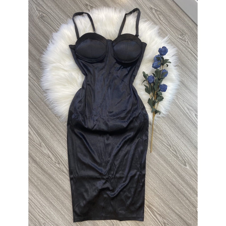 ĐẦM BODY 2 DÂY CÚP NGỰC NHUNG, LÊN FOM CỰC CHUẨN ,ĐẦM BODAY SEXY TÔN DÁNG [HÀNG ĐẢM BẢO GIỐNG HÌNH) | BigBuy360 - bigbuy360.vn