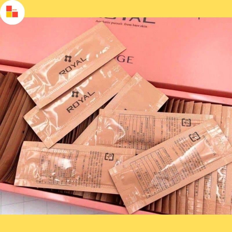 𝗦𝗲𝗿𝘂𝗺 𝗡𝗵𝗮𝘂 𝗧𝗵𝗮𝗶 𝗖𝘂̛̀𝘂 [Hudi] -  Mặt Nạ Nhau Thai Cừu Nhật Bản Royal Placenta