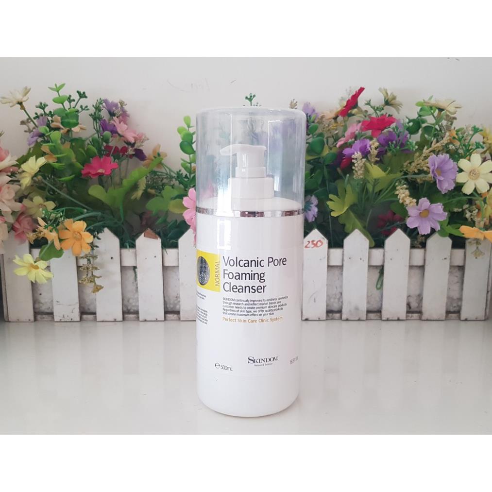 [Chính hãng] Sữa rửa mặt tạo bọt Skindom 500ml Sạch sâu và cung cấp độ ẩm cho da