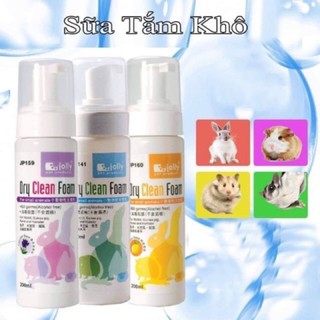 Sữa tắm khô dành cho Thỏ/Bọ ú/Hamster/Sóc