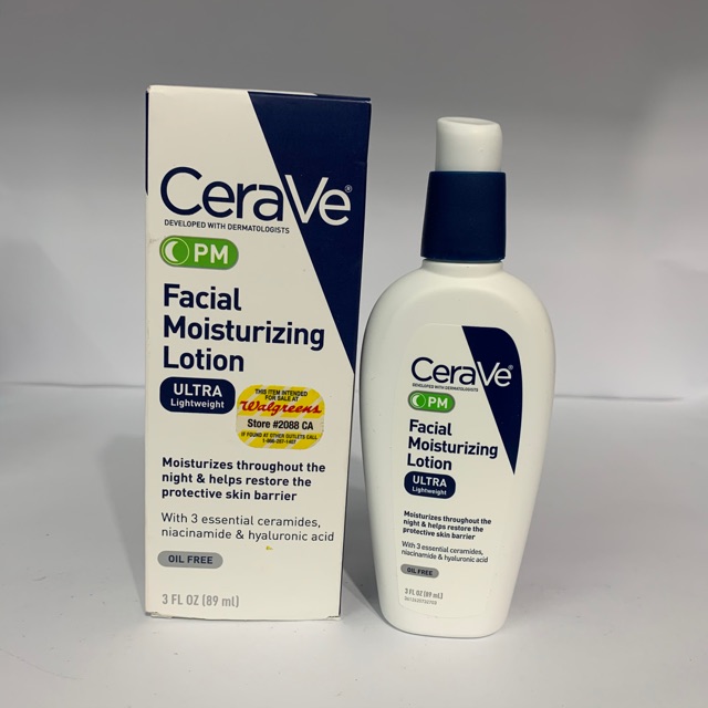 Sữa dưỡng ẩm ban đêm Cerave Facial Moisturizing Lotion 89ml