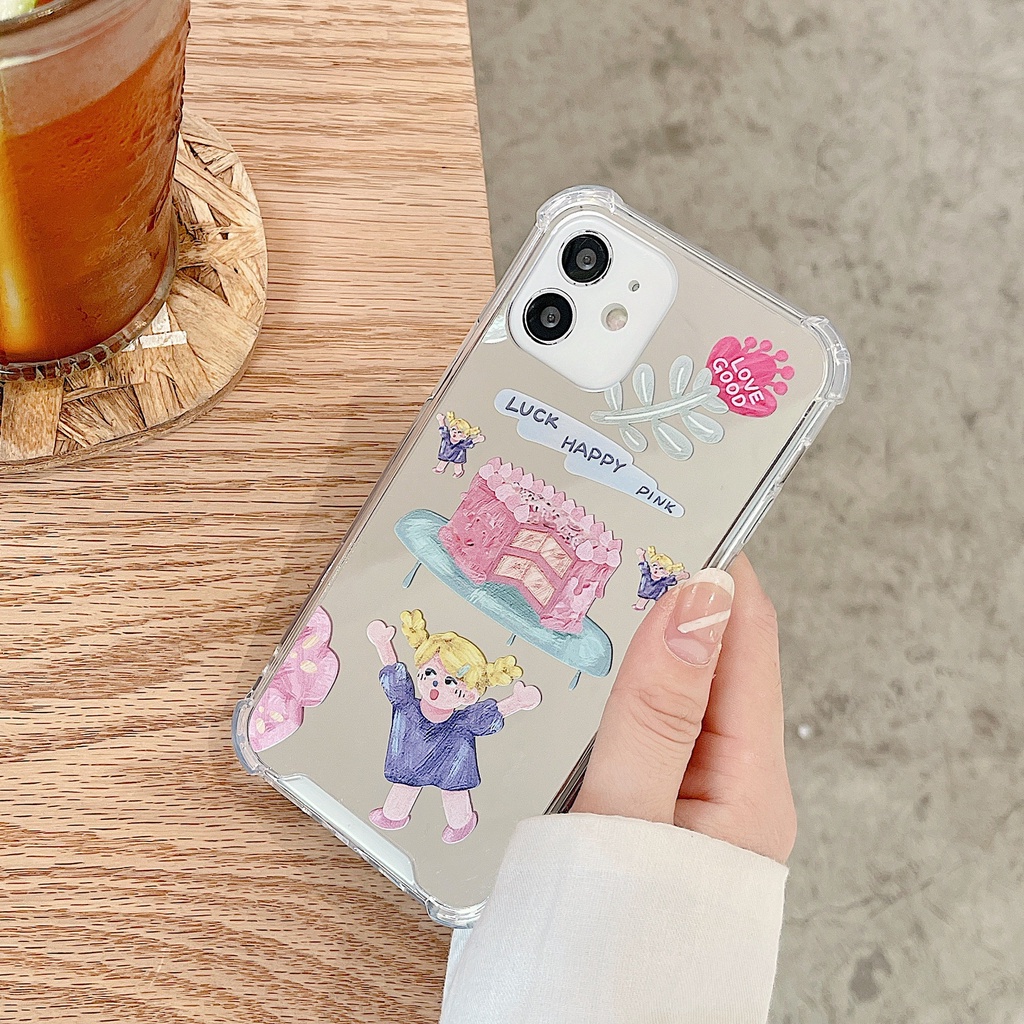 Ốp lưng iphone Ốp Điện Thoại Silicon TPU Tráng Gương Thời Trang Cho iPhone pro 11 pro X Xr Xs Max 7 8 Plus 13 14pro pro Mini 14 Dinuo case