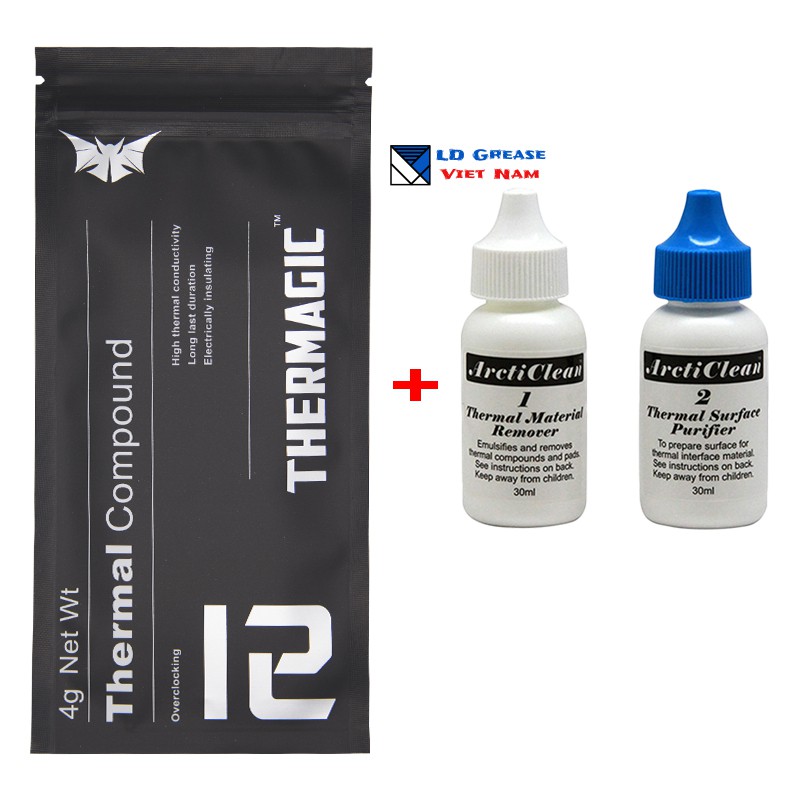 [Freeship toàn quốc từ 50k] Combo Thermagic ZF12 4grams + Arctic cleaner