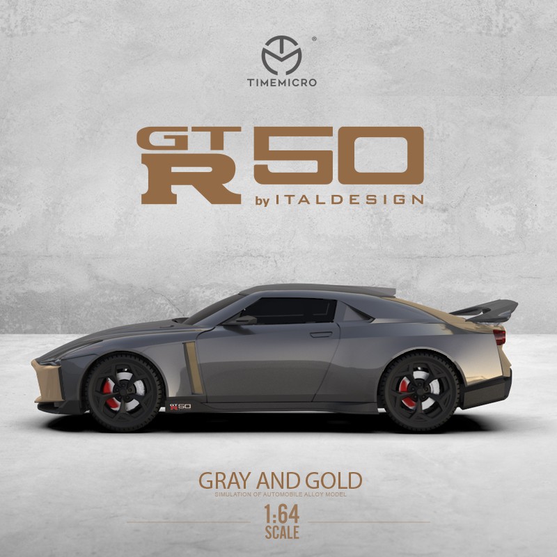 Mô Hình Xe Hơi Thể Thao NISSAN GTR-50 Bằng Hợp Kim Tỉ Lệ 1: 64
