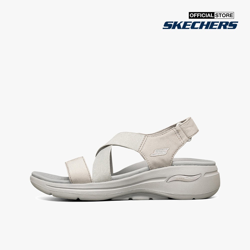 SKECHERS - Giày sandal nữ quai chéo GOwalk Arch Fit Astonish 140226-GRY