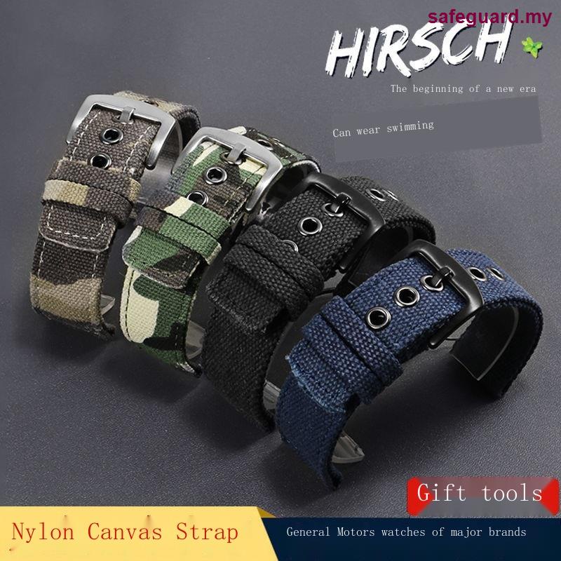 Dây Đeo Đồng Hồ Thể Thao Bằng Vải Bạt Nilon Chống Thấm Nước Cho Casio Seiko 18 20 22 24mm 75