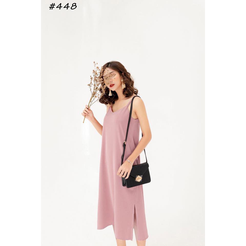 ĐẦM 2 DÂY NHIỀU MÀU CHẤT LỤA MỀM MỊN PHONG CÁCH [KÈM ẢNH THẬT]