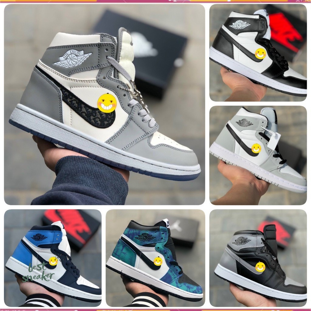 Giày Sneaker 🚚FREESHIP🚚 Giày Thể Thao JD Cổ Cao Màu Cơ Bản Nam Nữ