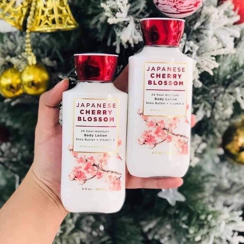 DƯỠNG THỂ JAPANESE CHERRY BLOSSSOM BATH AND BODY WORKS BODY LOTION 236ML