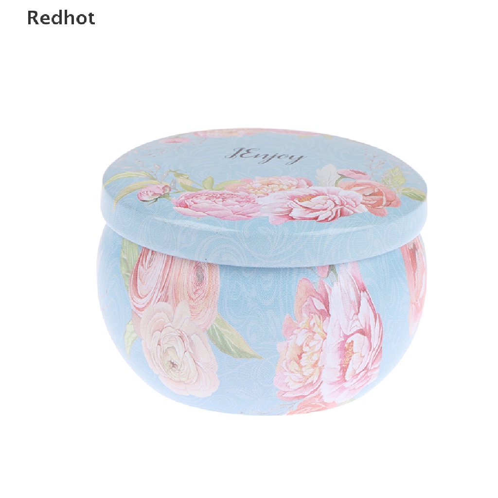 &lt; Redhot &gt; Hũ Thiếc Đựng Sáp Đậu Nành Du Lịch Giáng Sinh Nhỏ Gọn Có Mùi Thơm Đa Ứng Dụng