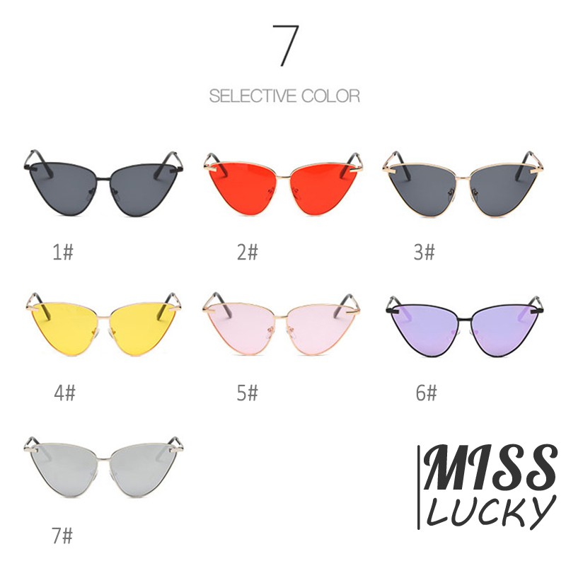 Kính mát mắt mèo phong cách vintage thời trang cho nữ