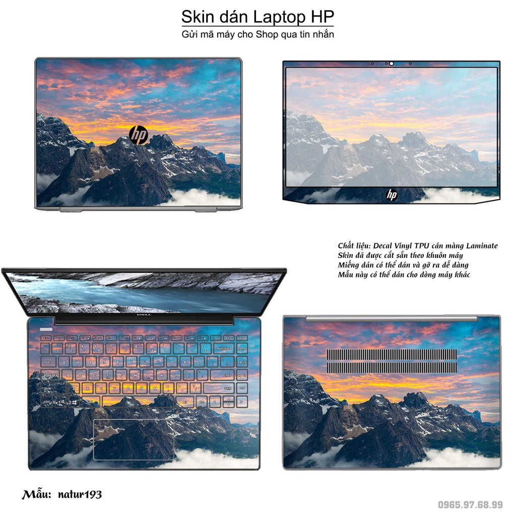 Skin dán Laptop HP in hình thiên nhiên _nhiều mẫu 7 (inbox mã máy cho Shop)