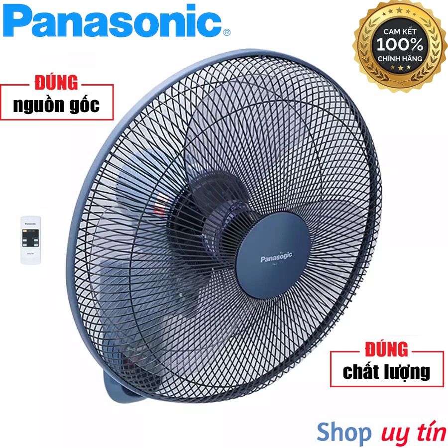 [CHÍNH HÃNG] Quạt treo tường Panasonic F409M 3 cánh có điều khiển - Quạt Panasonic treo tường cao cấp nhập khẩu Malaysia