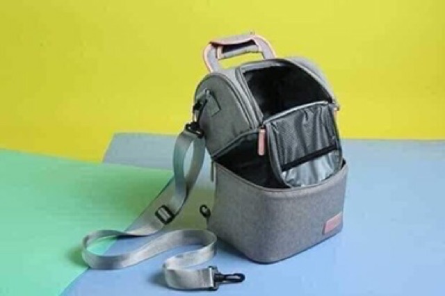 Balo bỉm sữa Vcool cho mẹ tặng kèm 2 thanh đá khô