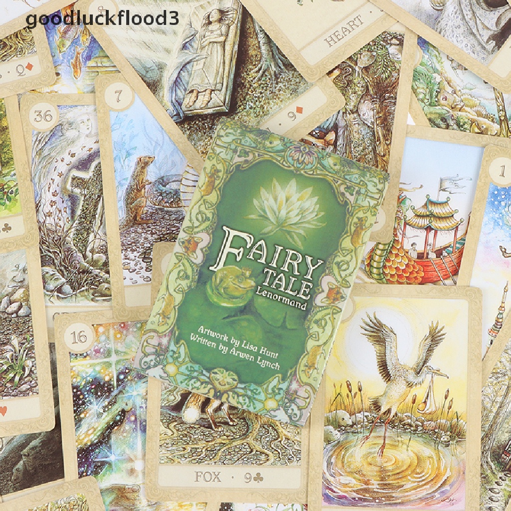 Bộ Thẻ Bài Tarot In Hình Fairy Tale Lenormand Oracle Độc Đáo
