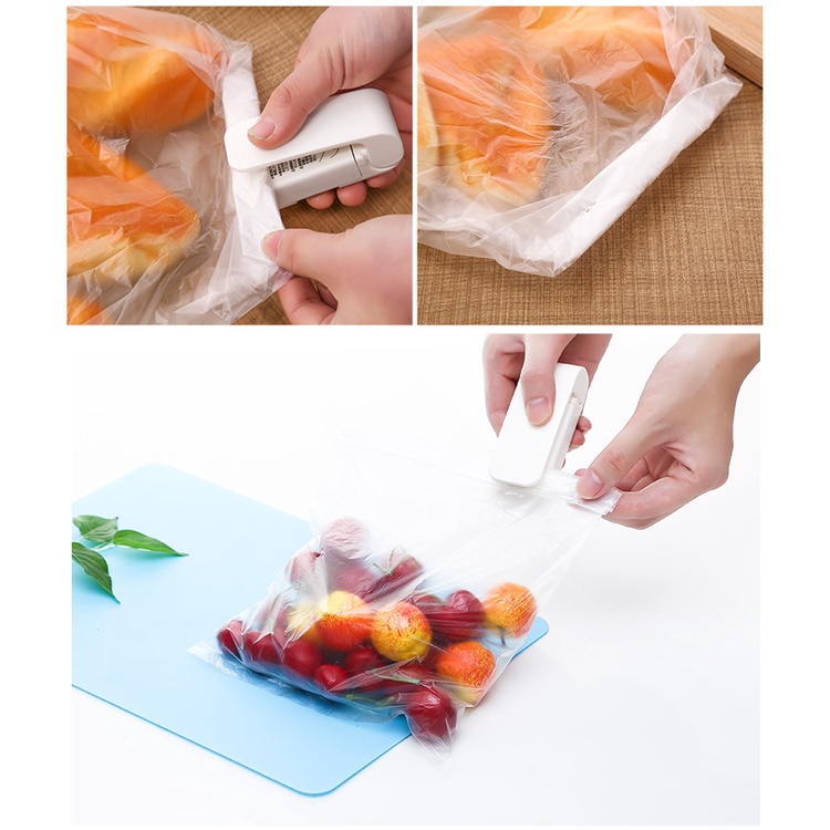 Máy Hàn Miệng Túi Nhựa Mini Cầm Tay Nhật Bản Tiện Dụng, Dễ Sử Dùng Cho Nhiều Loại Bao Bì