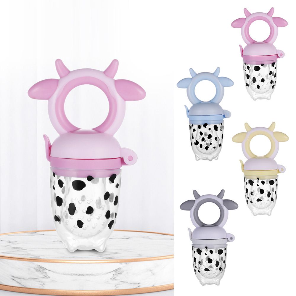 Núm ti ngậm thức ăn trái cây bằng silicone an toàn cho bé