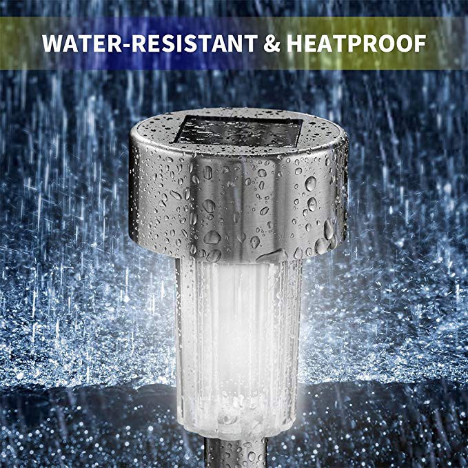 Đèn LED năng lượng mặt trời chống thấm nước dùng trang trí sân vườn