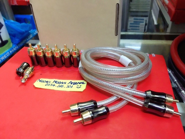 Jack rắc AV (RCA) hoa sen hàn. Báo giá 1 jack.