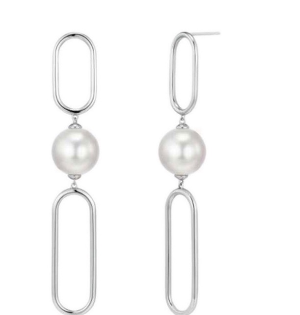 Khuyên tai mẫu mới kiểu dáng hiện đại bạc thật cao cấp