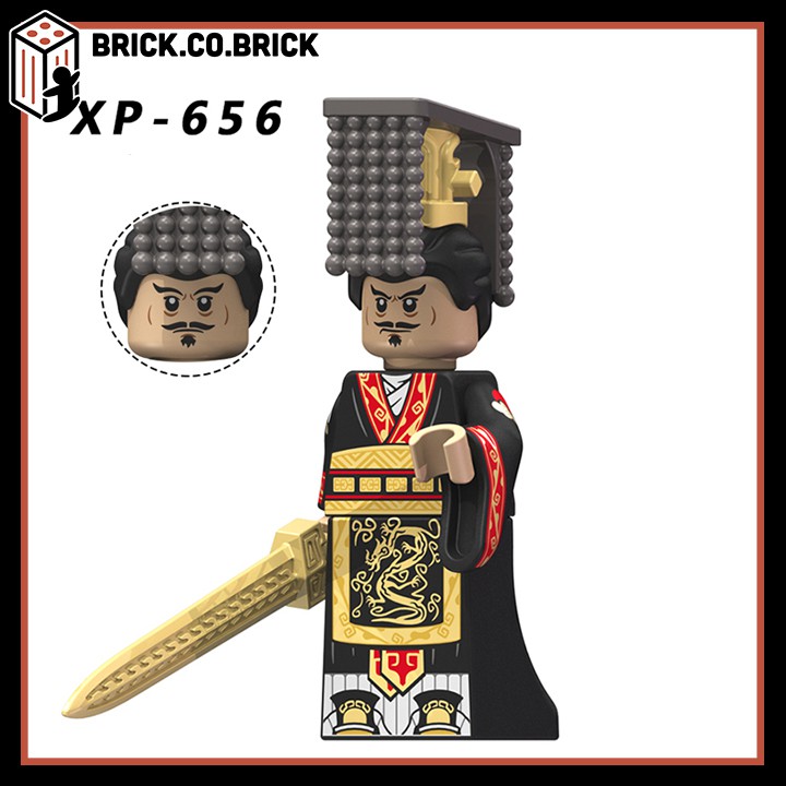 KT 1088 Minifigures đế chế nhà Tần vua Tần Thủy Hoàng và quan binh QinDynasty - Koruit- Đồ chơi lắp ráp mô hình sáng tạo