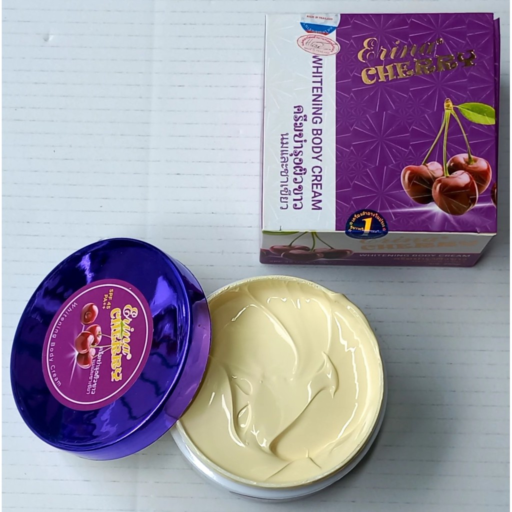 Kem body Ngày & Đêm Trắng Da Erina VIP Cherry SPF 45 UVA/UVB++ 250g THÁI LAN