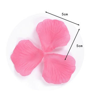 100 cánh hoa hồng bằng vải lụa trang trí