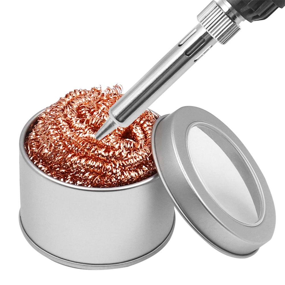 Bóng Loại Bỏ Mối Hàn Kèm Hộp Đựng Bằng Thiếc Làm Sạch Tiện Dụng