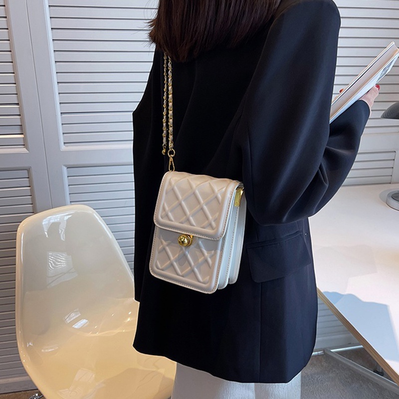 Túi Đeo Chéo Đựng Điện Thoại Dạng Vuông Nhỏ Dễ Phối Đồ Thời Trang Cho Nữ