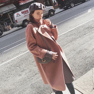 Áo dạ nữ Hàn Quốc dáng dài- áo Măng tô