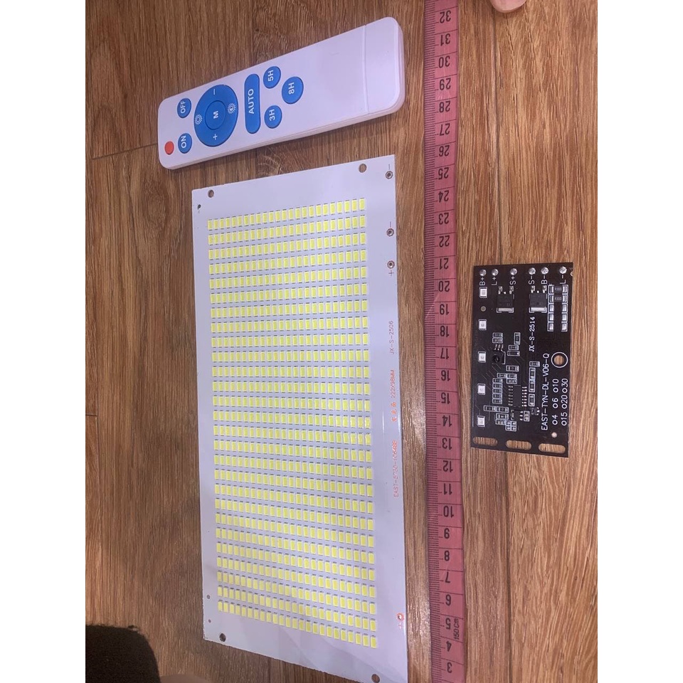 MẠCH ĐIỀU KHIỂN + Chip led 300W + remote lắp cho đèn pha 300W năng lượng mặt trời SUNECO