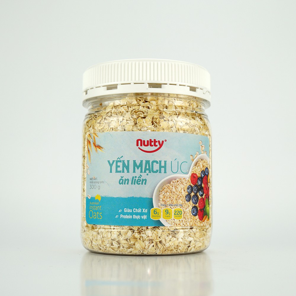 [Mã BMBAU50 giảm 7% đơn 99K] Yến Mạch Protein Cán Mỏng Nutty Nguyên Chất Nhập Khẩu Úc Ăn Liền Giảm Cân Healthy