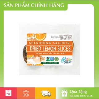 Chanh vàng xắt lát sấy khô gói 10gr – dried lemon slices