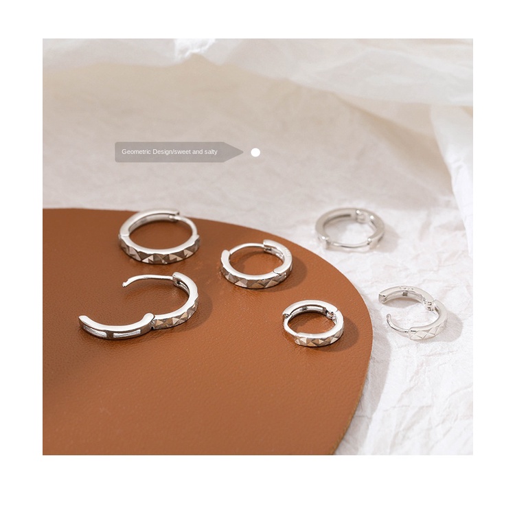 Khuyên Tai Tròn Mini 10mm 12mm 14mm Màu Vàng Kim Cho Nam Nữ