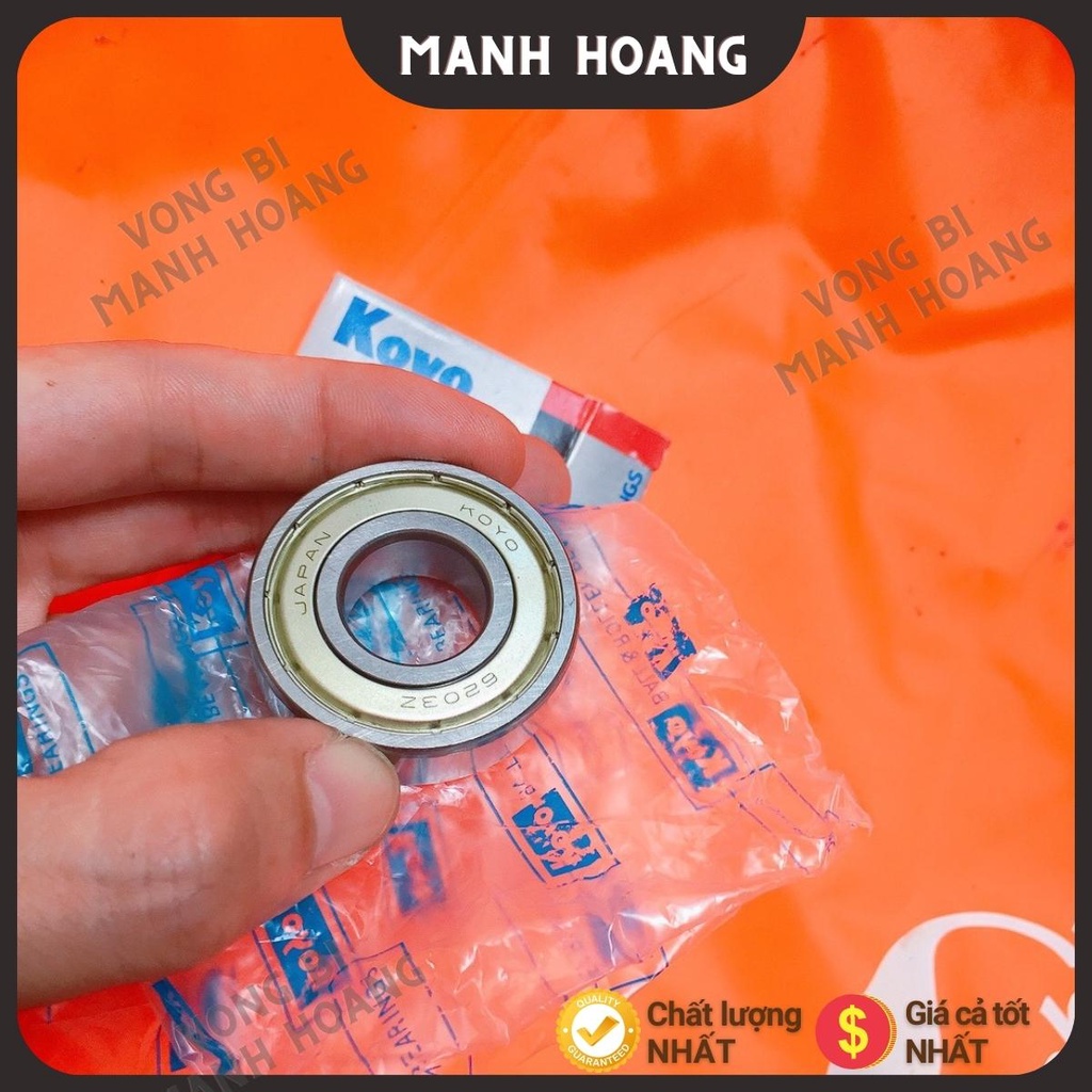 Combo 10 vòng bi  KOYO 6203 ZZ, chất lượng tốt, trơn, bền bỉ. - Vòng bi Mạnh Hoàng